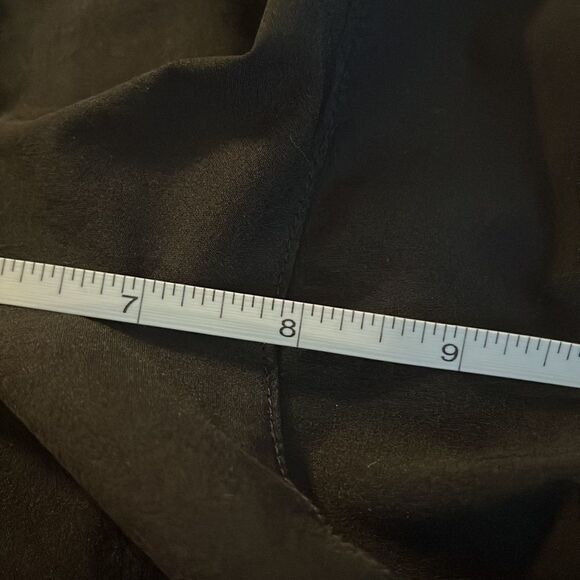 Court Shorts Black Attached Panty Front Pockets Size Petite Small Spandex Blend - Picture 9 of 10